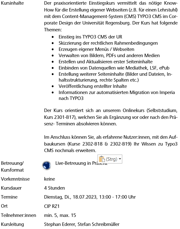 GRIPS B Universitäre RZDienste