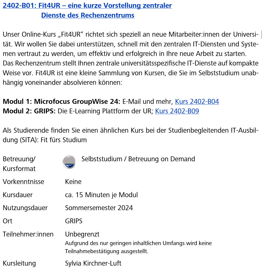 GRIPS B Universitäre RZDienste GRIPS